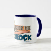 Die Steine | Fred - Grüße von Bedrock Tasse (VorderseiteRechts)