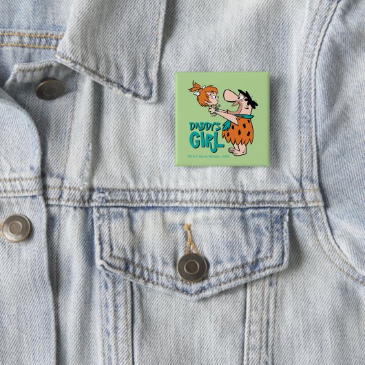 Die Steine | Fred & Pebbles - Daddy's Girl Button (Beispiel)