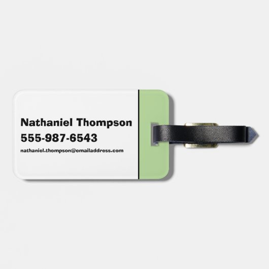 Die Steine | Fred & Pebbles - Daddy's Girl Gepäckanhänger (Rückseite horizontal)