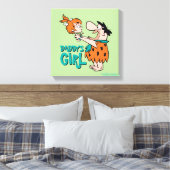 Die Steine | Fred & Pebbles - Daddy's Girl Leinwanddruck (Insitu (Schlafzimmer))
