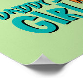 Die Steine | Fred & Pebbles - Daddy's Girl Poster (Ecke)