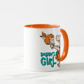 Die Steine | Fred & Pebbles - Daddy's Girl Tasse (VorderseiteRechts)