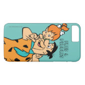 Die Steine | Fred & Pebbles Flintstone Case-Mate iPhone Hülle (Rückseite (Horizontal))