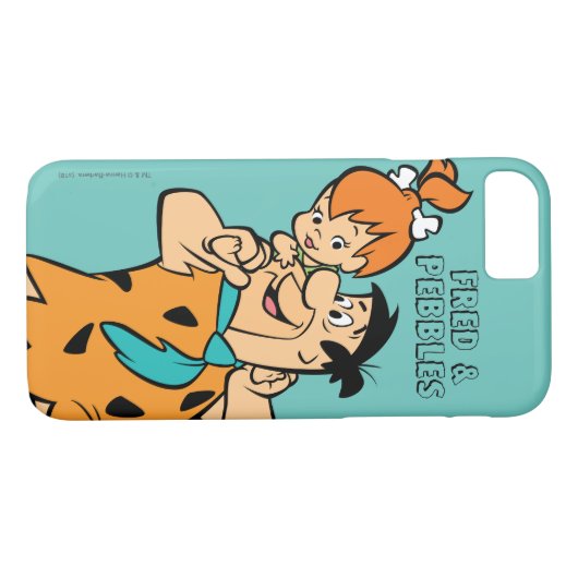 Die Steine | Fred & Pebbles Flintstone Case-Mate iPhone Hülle (Rückseite (Horizontal))