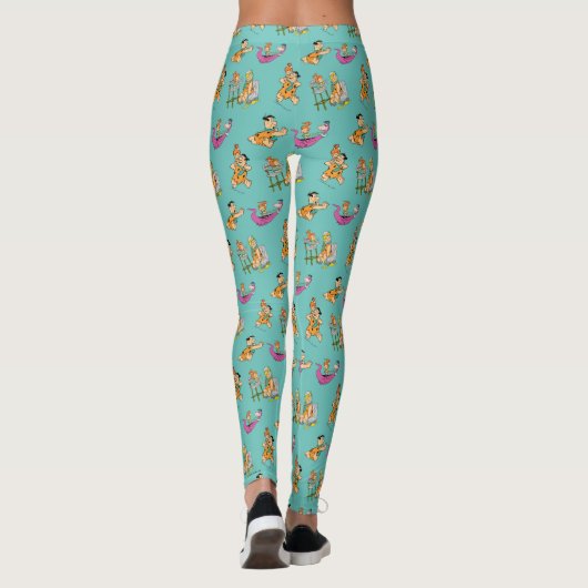 Die Steine | Fred & Pebbles Flintstone Leggings (Rückseite)