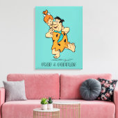 Die Steine | Fred & Pebbles Flintstone Leinwanddruck (Insitu (Wohnzimmer))