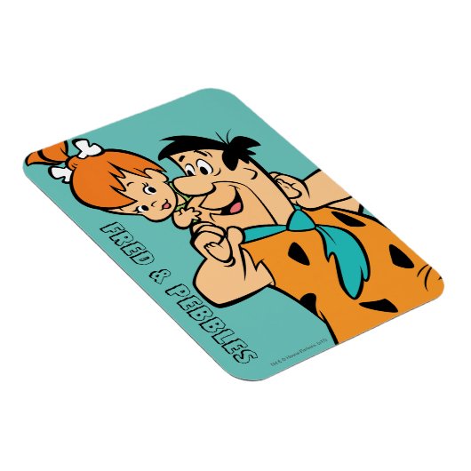 Die Steine | Fred & Pebbles Flintstone Magnet (Rechte Seite)
