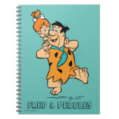 Die Steine | Fred & Pebbles Flintstone Notizblock (Vorderseite)