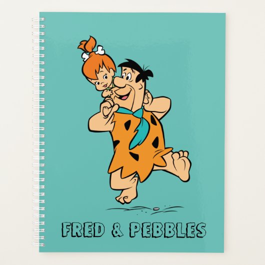 Die Steine | Fred & Pebbles Flintstone Planer (Vorderseite)