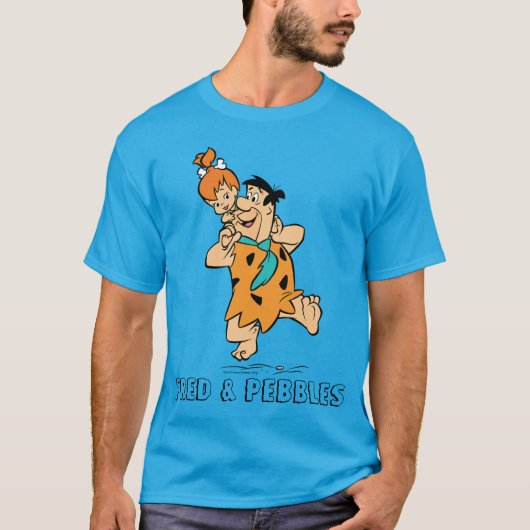 Die Steine | Fred & Pebbles Flintstone T-Shirt (Vorderseite)