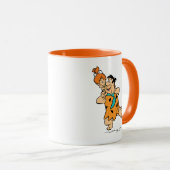 Die Steine | Fred & Pebbles Flintstone Tasse (VorderseiteRechts)