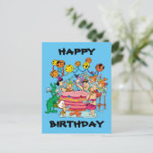 Die Steine | Geburtstagspartei Einladungspostkarte (Stehend Vorderseite)