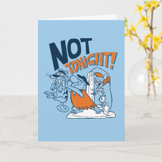 Die Steine | Heute Abend nicht! Karte (Gelbe Blume)