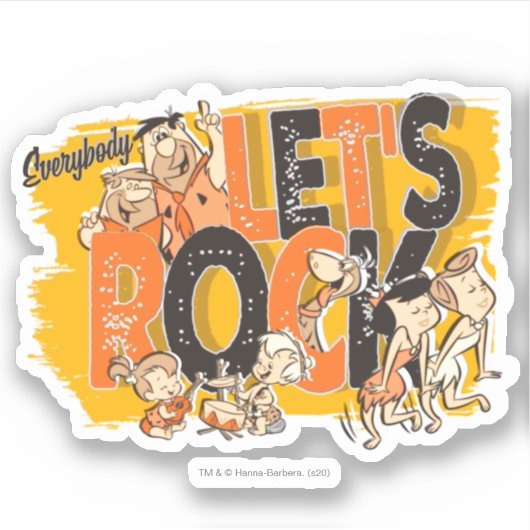 Die Steine | Jeder rocken Aufkleber (Vorderseite)