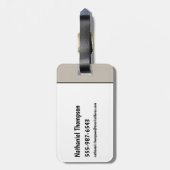 Die Steine | Jeder rocken Gepäckanhänger (Rückseite vertikal)