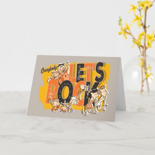 Die Steine | Jeder rocken Karte (Gelbe Blume)