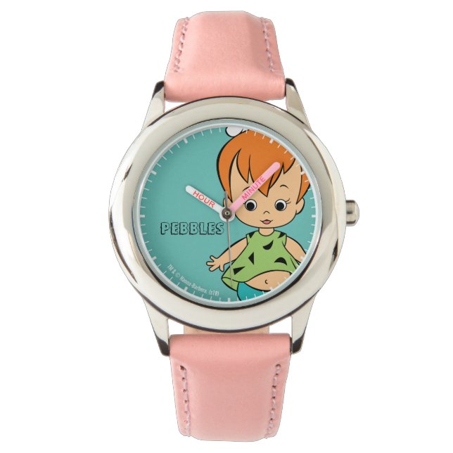 Die Steine | Kies Flintstone Armbanduhr (Vorderseite)
