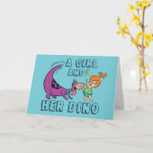 Die Steine | Kies und Dino-Play-Ball Karte (Gelbe Blume)