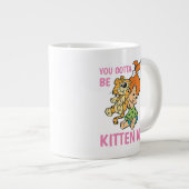 Die Steine | Kies und ihr Tiger Jumbo-Tasse (Vorderseite Rechts)