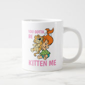 Die Steine | Kies und ihr Tiger Jumbo-Tasse (Rechts)