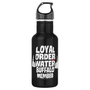 Die Steine   Loyal Order Water Buffalo Mitglied Edelstahlflasche