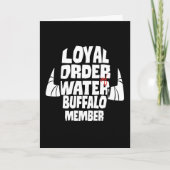 Die Steine | Loyal Order Water Buffalo Mitglied Karte (Vorderseite)