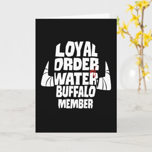 Die Steine | Loyal Order Water Buffalo Mitglied Karte (Gelbe Blume)