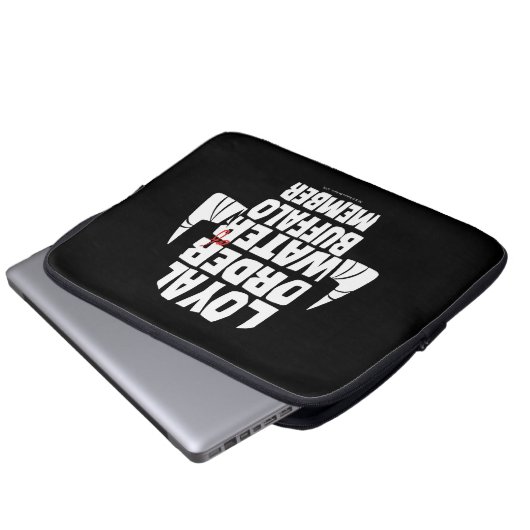 Die Steine | Loyal Order Water Buffalo Mitglied Laptopschutzhülle (Vorne Knopf)