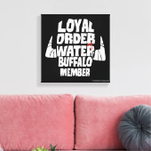 Die Steine | Loyal Order Water Buffalo Mitglied Leinwanddruck (Insitu (Wohnzimmer))