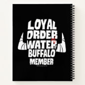 Die Steine | Loyal Order Water Buffalo Mitglied Notizblock (Rückseite)