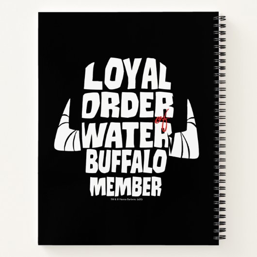 Die Steine | Loyal Order Water Buffalo Mitglied Notizblock (Rückseite)