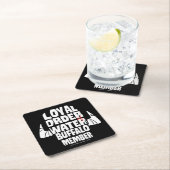 Die Steine | Loyal Order Water Buffalo Mitglied Rechteckiger Pappuntersetzer (Vor Ort)