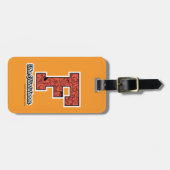 Die Steine | Monogramm im Kollegialstil Gepäckanhänger (Vorderseite horizontal)