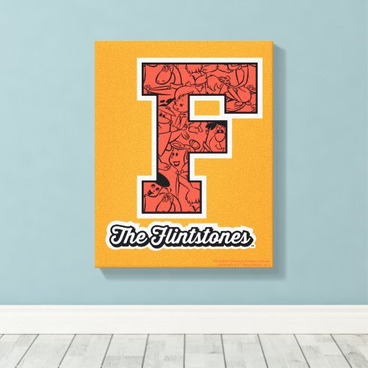 Die Steine | Monogramm im Kollegialstil Leinwanddruck (Insitu (Holzboden))