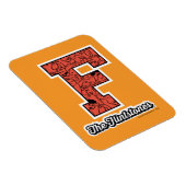 Die Steine | Monogramm im Kollegialstil Magnet (Rechte Seite)