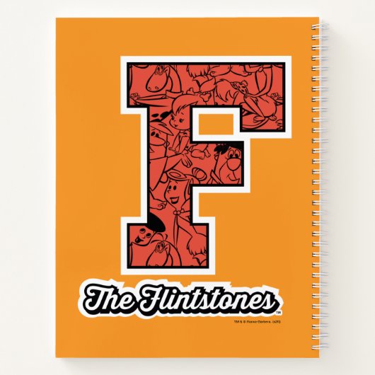 Die Steine | Monogramm im Kollegialstil Notizblock (Rückseite)