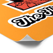 Die Steine | Monogramm im Kollegialstil Poster (Ecke)