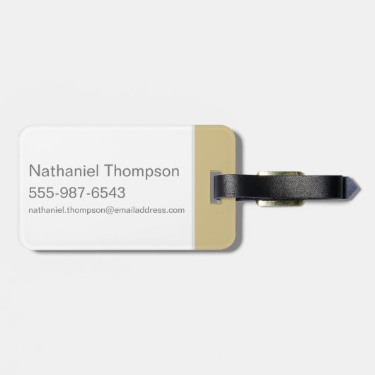 Die Steine | Retro-Comic-Zeichenfelder Gepäckanhänger (Rückseite horizontal)