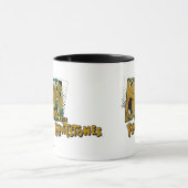 Die Steine | Retro-Comic-Zeichenfelder Tasse (Zentrum)