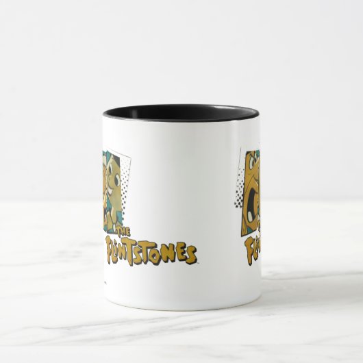 Die Steine | Retro-Comic-Zeichenfelder Tasse (Zentrum)