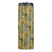 Die Steine | Retro-Comic-Zeichenfelder Thermosbecher (Rückseite)