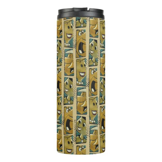 Die Steine | Retro-Comic-Zeichenfelder Thermosbecher (Rückseite)