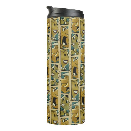 Die Steine | Retro-Comic-Zeichenfelder Thermosbecher (Nach rechts gedreht)