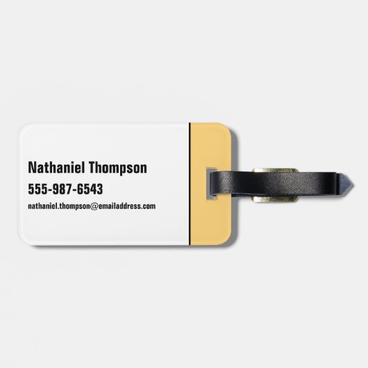 Die Steine | ROCKER Gepäckanhänger (Rückseite horizontal)