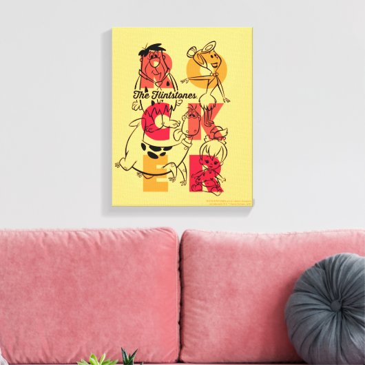 Die Steine | ROCKER Leinwanddruck (Insitu (Wohnzimmer))