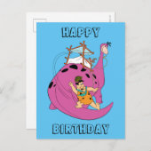 Die Steine | Rutschgefahr Schwanz Postkarte (Vorne/Hinten)