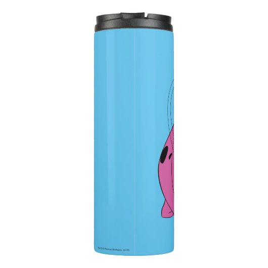 Die Steine | Rutschgefahr Schwanz Thermosbecher (Rückseite)