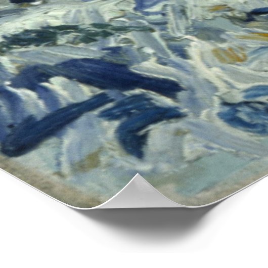 Die Steine von Vincent Van Gogh Poster (Ecke)