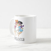 Die Steine | Wilma & Betty Rock Stars Kaffeetasse (Vorderseite Links)