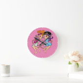 Die Steine | Wilma & Betty Rock Stars Runde Wanduhr (Zuhause)